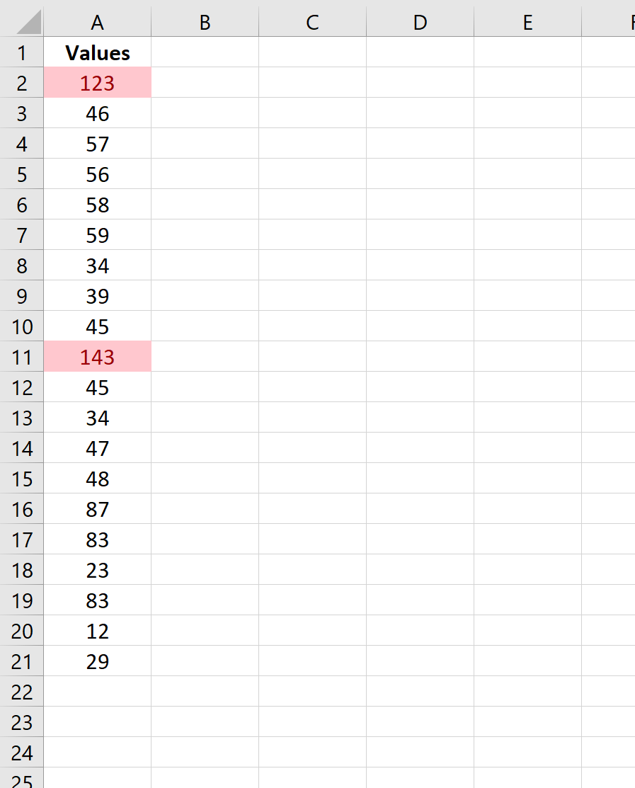 Highlight top 10 percent of values in Excel